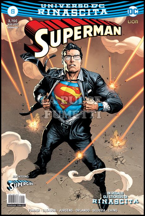 SUPERMAN #   120 - SUPERMAN 5 - RINASCITA + STICKERS